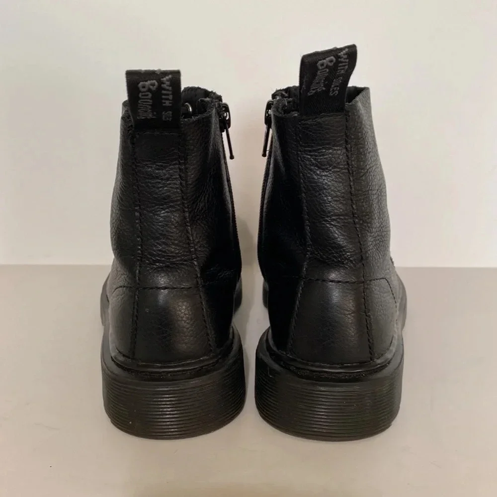 Dr. Martens 1460 Pascal Mono Lace Up Boots Black Size 3